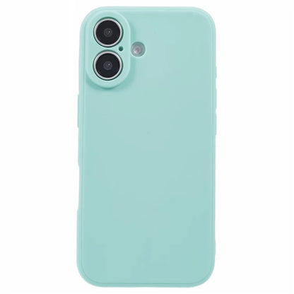 For iPhone 16 Case Precise Cut-Outs Straight Edge TPU Shockproof Phone Cover