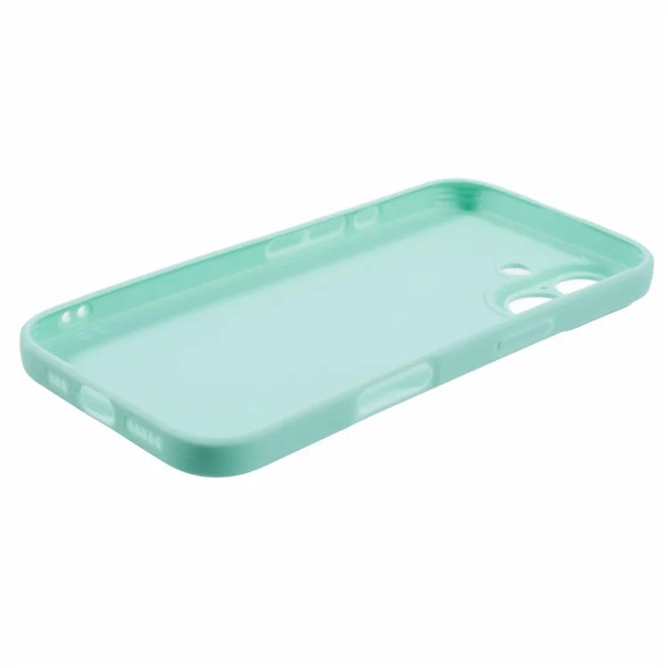 For iPhone 16 Case Precise Cut-Outs Straight Edge TPU Shockproof Phone Cover
