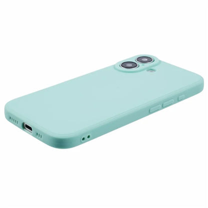 For iPhone 16 Case Precise Cut-Outs Straight Edge TPU Shockproof Phone Cover