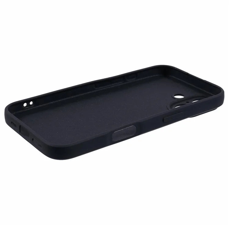 For iPhone 16 Case Precise Cut-Outs Straight Edge TPU Shockproof Phone Cover