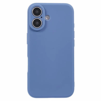For iPhone 16 Case Precise Cut-Outs Straight Edge TPU Shockproof Phone Cover