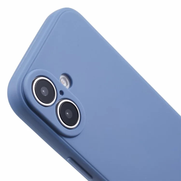 For iPhone 16 Case Precise Cut-Outs Straight Edge TPU Shockproof Phone Cover