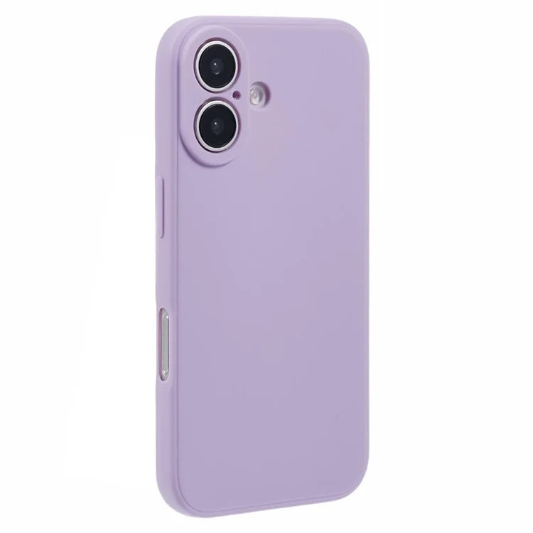 For iPhone 16 Case Precise Cut-Outs Straight Edge TPU Shockproof Phone Cover