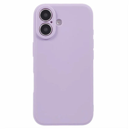 For iPhone 16 Case Precise Cut-Outs Straight Edge TPU Shockproof Phone Cover
