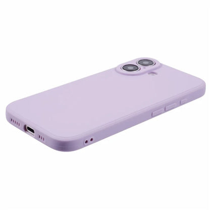 For iPhone 16 Case Precise Cut-Outs Straight Edge TPU Shockproof Phone Cover