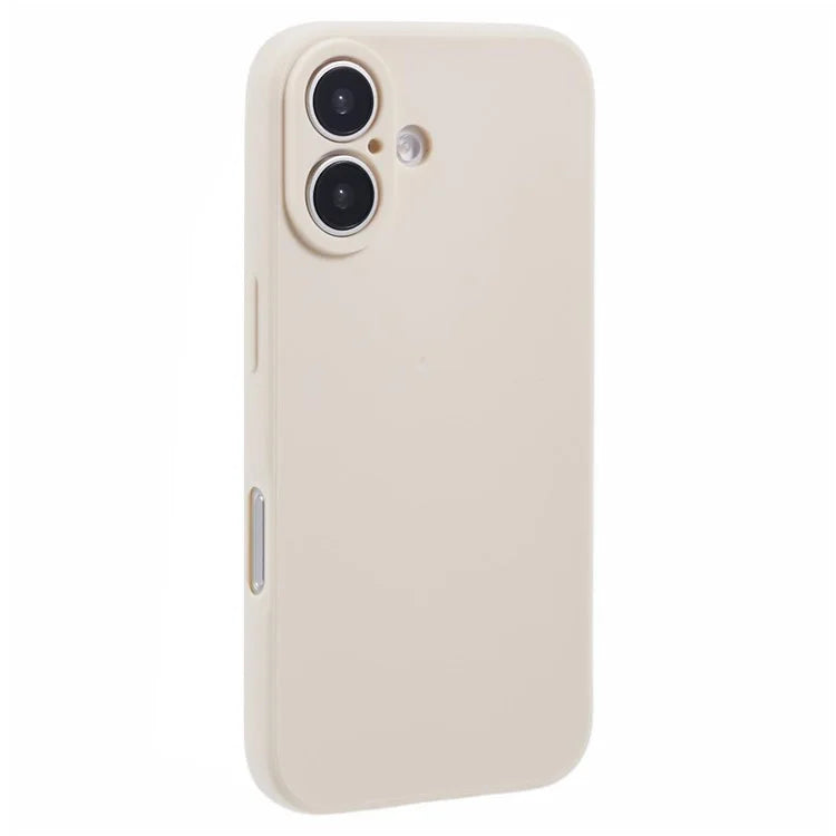 For iPhone 16 Case Precise Cut-Outs Straight Edge TPU Shockproof Phone Cover