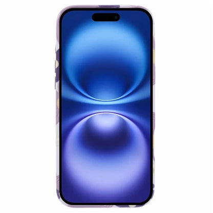 ARU For iPhone 16 Pro Max Case Oil Painting Design PC+TPU Noctilucent Phone Cover