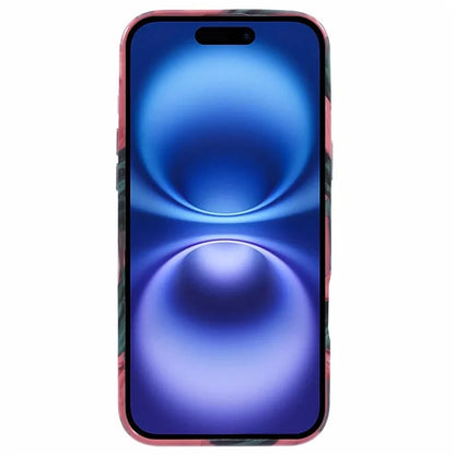 ARU For iPhone 16 Pro Max Case Oil Painting Design PC+TPU Noctilucent Phone Cover