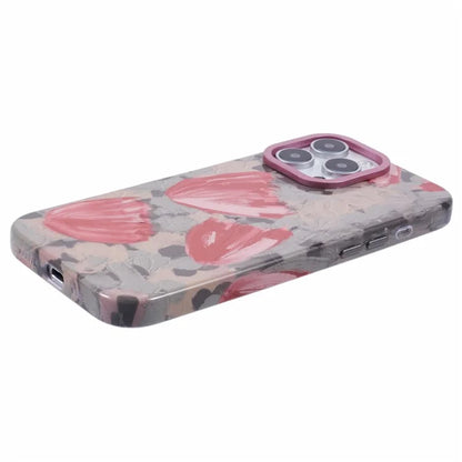 ARU For iPhone 16 Pro Max Case Oil Painting Design PC+TPU Noctilucent Phone Cover