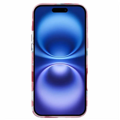 ARU For iPhone 16 Pro Max Case Oil Painting Design PC+TPU Noctilucent Phone Cover