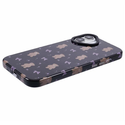 ARU For iPhone 16 Plus Case Cartoon Pattern PC+TPU Noctilucent Phone Cover