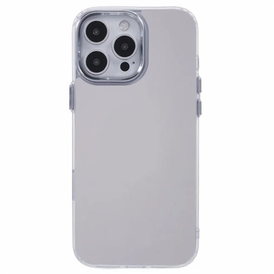 For iPhone 16 Pro Max Case Electroplated Mirror Surface Acrylic+TPU Phone Cover