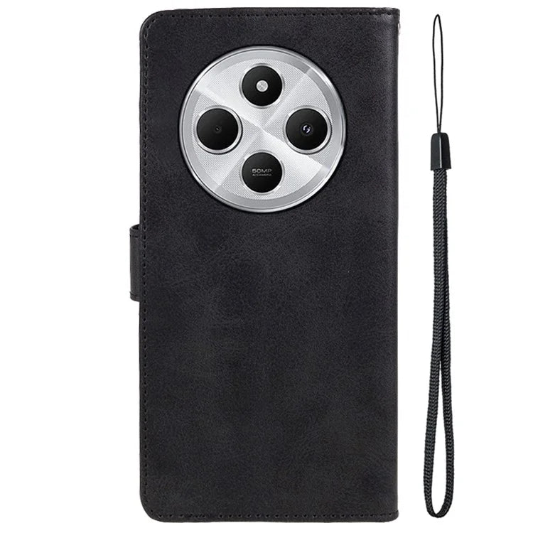 For Xiaomi Redmi 14C 4G Case PU Leather Wallet Protective Phone Cover Calf Texture