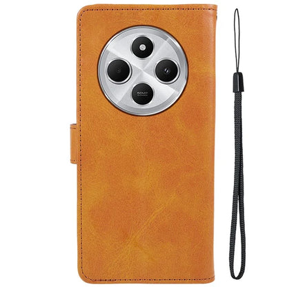 For Xiaomi Redmi 14C 4G Case PU Leather Wallet Protective Phone Cover Calf Texture