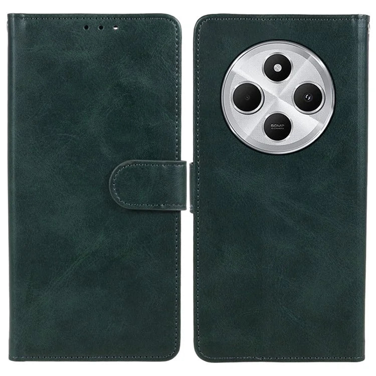 For Xiaomi Redmi 14C 4G Case PU Leather Wallet Protective Phone Cover Calf Texture