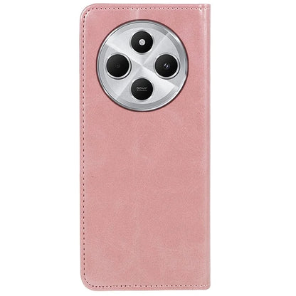 For Xiaomi Redmi 14C 4G Case Strong Magnetic PU Leather Phone Cover Calf Texture