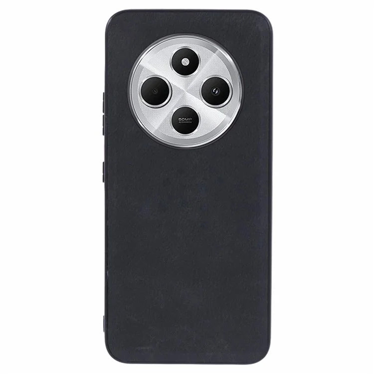 For Xiaomi Redmi 14C 4G Case Retro Leather Coated PC+TPU Phone Cover