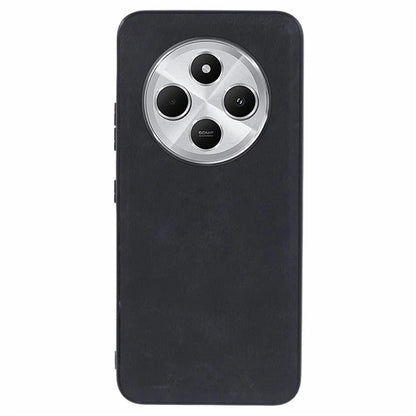 For Xiaomi Redmi 14C 4G Case Retro Leather Coated PC+TPU Phone Cover