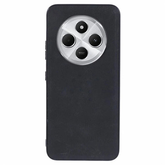 For Xiaomi Redmi 14C 4G Case Retro Leather Coated PC+TPU Phone Cover