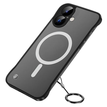 For iPhone 16 Case Compatible with MagSafe Matte PC Frameless Mobile Cover
