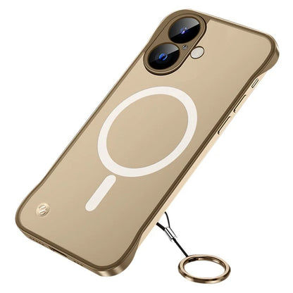 For iPhone 16 Plus Case Compatible with MagSafe Matte PC Frameless Mobile Cover
