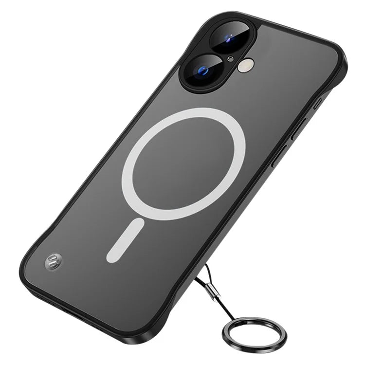 For iPhone 16 Plus Case Compatible with MagSafe Matte PC Frameless Mobile Cover
