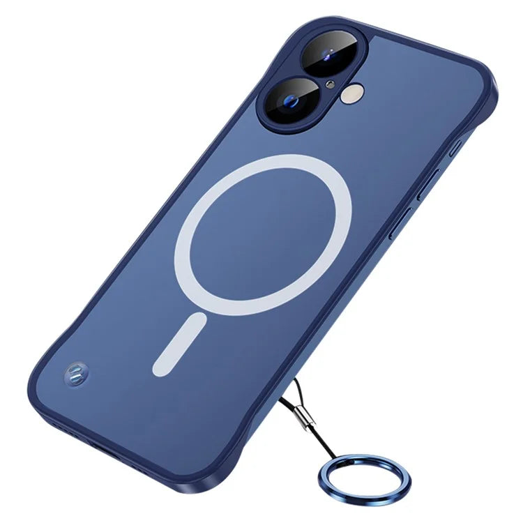 For iPhone 16 Plus Case Compatible with MagSafe Matte PC Frameless Mobile Cover