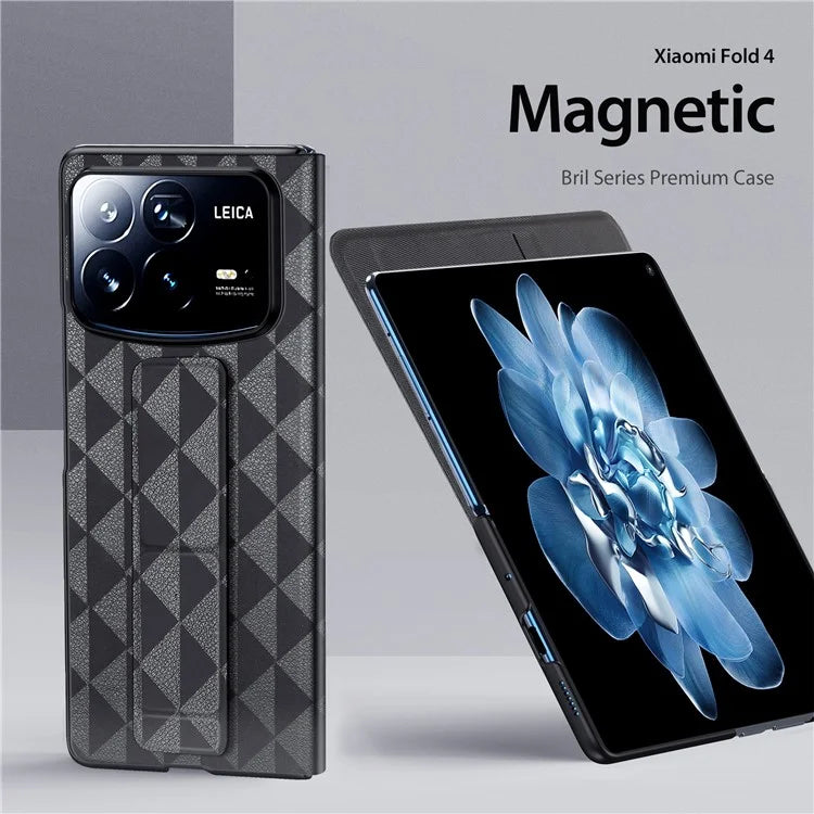 DUX DUCIS Fitt Series for Xiaomi Mix Fold 4 5G Case Leather Phone Cover with Card Slot Kickstand
