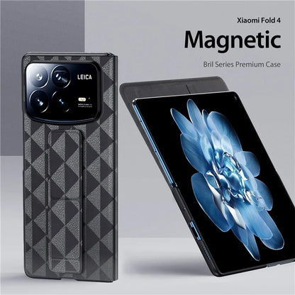 DUX DUCIS Fitt Series for Xiaomi Mix Fold 4 5G Case Leather Phone Cover with Card Slot Kickstand
