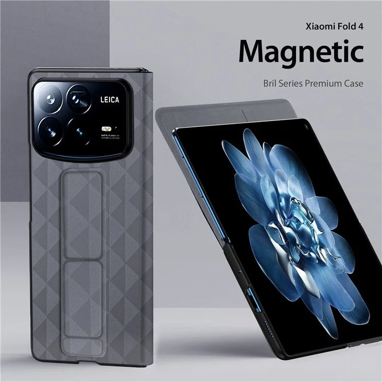 DUX DUCIS Fitt Series for Xiaomi Mix Fold 4 5G Case Leather Phone Cover with Card Slot Kickstand