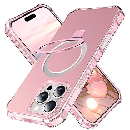 For iPhone 16 Pro Max Case Small Wavy Edge Compatible with MagSafe Anti-Drop PC+TPU Phone Cover
