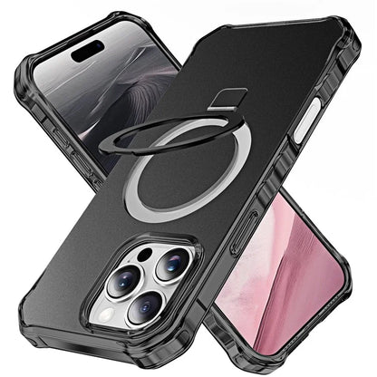 For iPhone 16 Pro Max Case Small Wavy Edge Compatible with MagSafe Anti-Drop PC+TPU Phone Cover