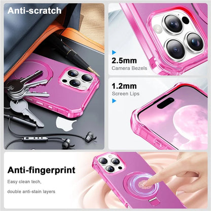 For iPhone 16 Pro Max Case Small Wavy Edge Compatible with MagSafe Anti-Drop PC+TPU Phone Cover