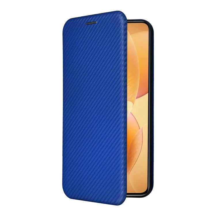 For Xiaomi 14T Pro Case Carbon Fiber Texture Drop-Proof PU Leather Phone Cover