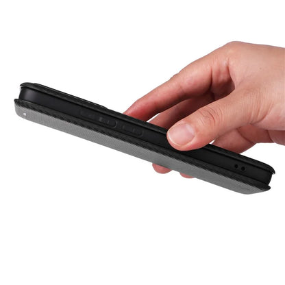 For Xiaomi 14T Pro Case Carbon Fiber Texture Drop-Proof PU Leather Phone Cover