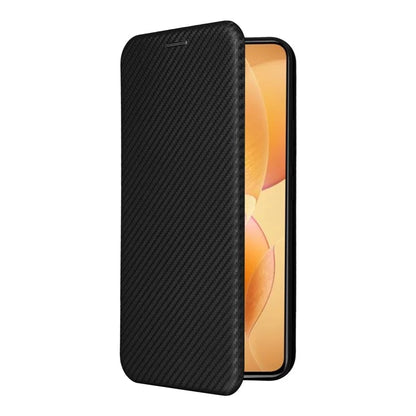 For Xiaomi 14T Pro Case Carbon Fiber Texture Drop-Proof PU Leather Phone Cover