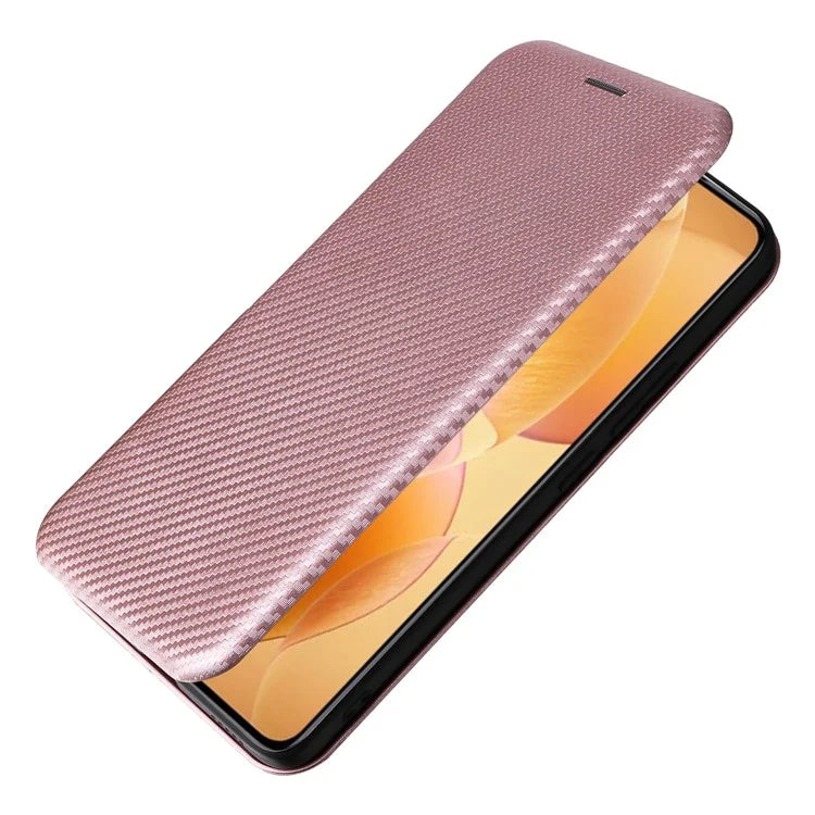 For Xiaomi 14T Pro Case Carbon Fiber Texture Drop-Proof PU Leather Phone Cover