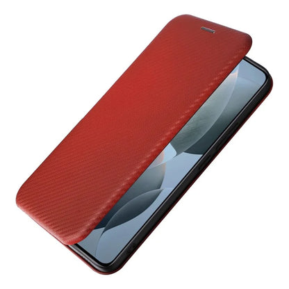 For Xiaomi 14T Case Carbon Fiber Texture Drop-Proof PU Leather Phone Cover