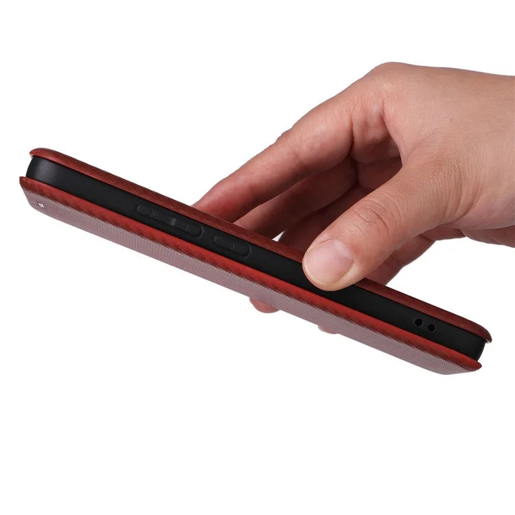 For Xiaomi 14T Case Carbon Fiber Texture Drop-Proof PU Leather Phone Cover