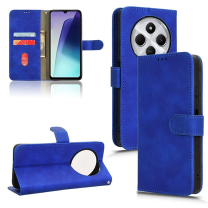 For Xiaomi Redmi 14C 4G Leather Case Skin-Feel Anti-Drop Wallet Flip Phone Cover