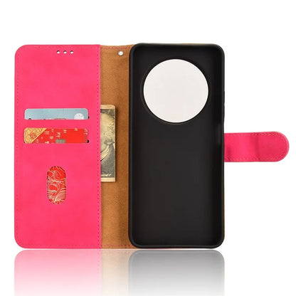 For Xiaomi Redmi 14C 4G Leather Case Skin-Feel Anti-Drop Wallet Flip Phone Cover