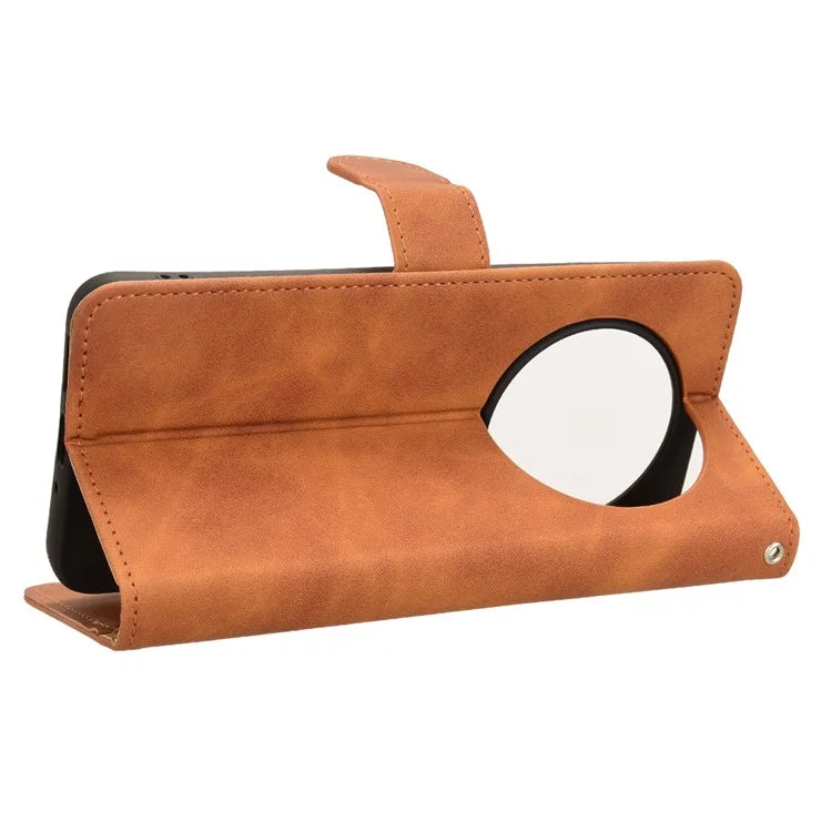 For Xiaomi Redmi 14C 4G Leather Case Skin-Feel Anti-Drop Wallet Flip Phone Cover