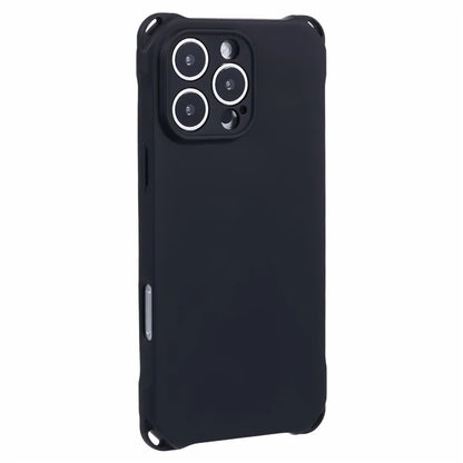 For iPhone 16 Pro Case Four Corners Fall Protection TPU Back Cover