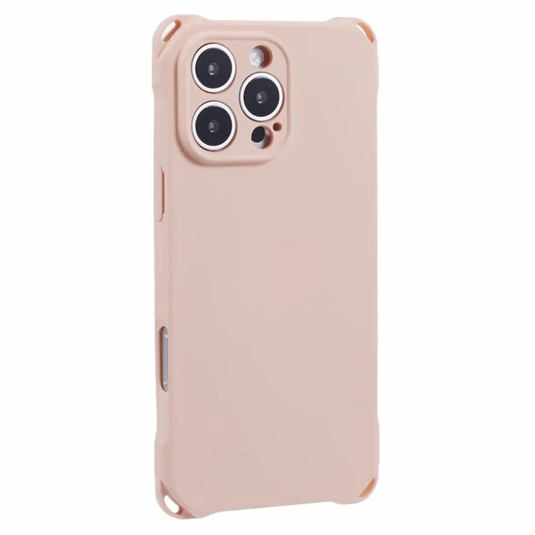 For iPhone 16 Pro Case Four Corners Fall Protection TPU Back Cover