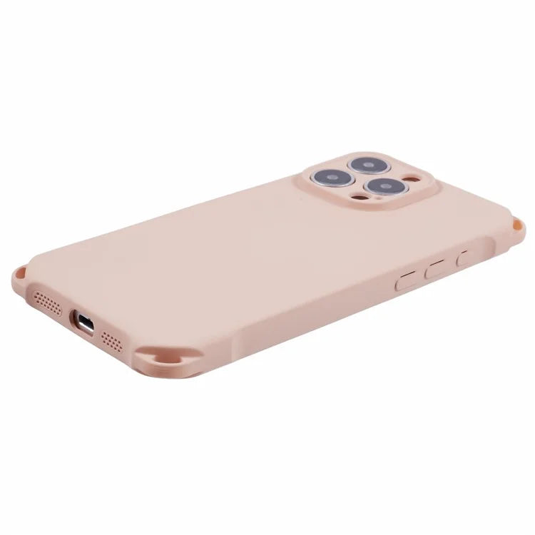For iPhone 16 Pro Case Four Corners Fall Protection TPU Back Cover