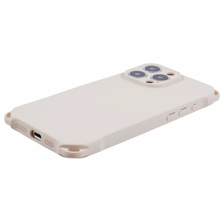 For iPhone 16 Pro Case Four Corners Fall Protection TPU Back Cover