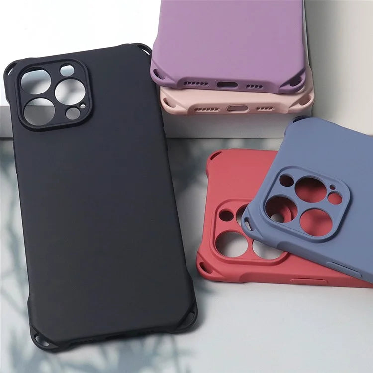 For iPhone 16 Pro Case Four Corners Fall Protection TPU Back Cover