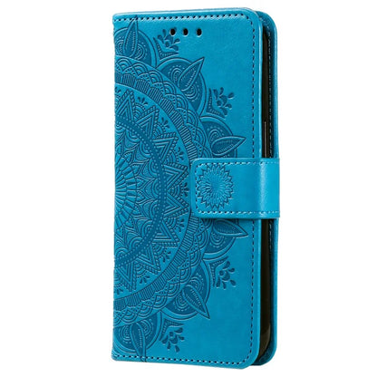 For Samsung Galaxy A06 Case Imprinted Totem PU Leather Wallet Stand Phone Cover