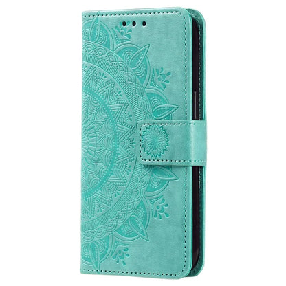 For Samsung Galaxy A06 Case Imprinted Totem PU Leather Wallet Stand Phone Cover