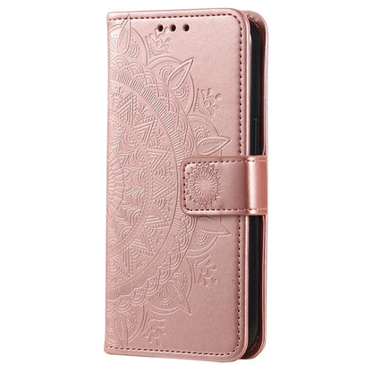 For Samsung Galaxy A06 Case Imprinted Totem PU Leather Wallet Stand Phone Cover
